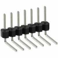 PEC07SBCN CONN HEADER .100 SINGL R/A 7POS