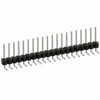 PEC20SGAN CONN HEADER .100 SINGL R/A 20POS