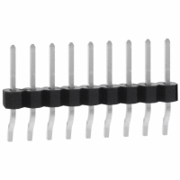 GEC09SBSN-M89 CONN HEADER 9POS .100 RT/A SMD