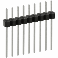 PEC09SAHN CONN HEADER .100 SINGL STR 9POS