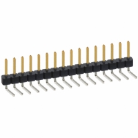 PBC16SBBN CONN HEADER .100 SINGL R/A 16POS