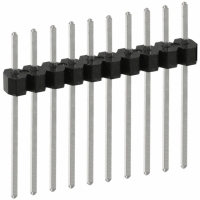 PEC10SAFN CONN HEADER .100 SINGL STR 10POS