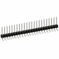 PEC23SGAN CONN HEADER .100 SINGL R/A 23POS