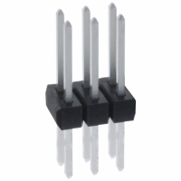 PEC03DFBN CONN HEADER .100 DUAL STR 6POS