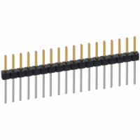 PBC18SACN CONN HEADER .100 SINGL STR 18POS