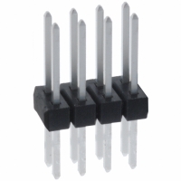 PEC04DFBN CONN HEADER .100 DUAL STR 8POS