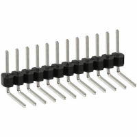 PEC12SBCN CONN HEADER .100 SINGL R/A 12POS