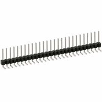 PEC27SGAN CONN HEADER .100 SINGL R/A 27POS