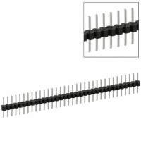 PEC34SABN CONN HEADER .100 SINGL STR 34POS