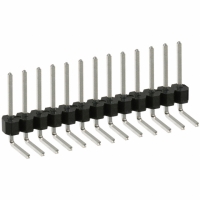 PTC13SGBN CONN HEADER .100 SINGL R/A 13POS