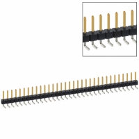 PBC33SBAN CONN HEADER .100 SINGL R/A 33POS