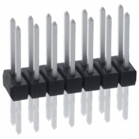 PEC07DFBN CONN HEADER .100 DUAL STR 14POS