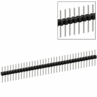 PEC35SACN CONN HEADER .100 SINGL STR 35POS
