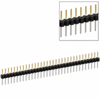 PBC33SABN CONN HEADER .100 SINGL STR 33POS