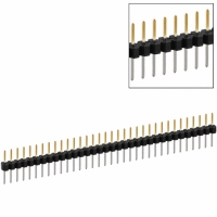 PBC34SABN CONN HEADER .100 SINGL STR 34POS