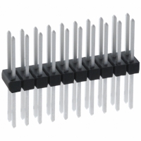 PEC10DFCN CONN HEADER .100 DUAL STR 20POS