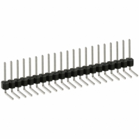 PTC21SGBN CONN HEADER .100 SINGL R/A 21POS
