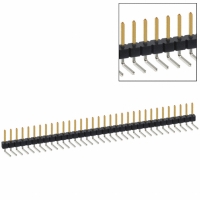 PBC33SBBN CONN HEADER .100 SINGL R/A 33POS