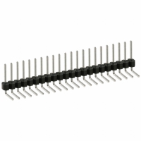 PTC22SGBN CONN HEADER .100 SINGL R/A 22POS