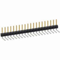 PBC20SBCN CONN HEADER .100 SINGL R/A 20POS