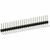 PTC25SGBN CONN HEADER .100 SINGL R/A 25POS