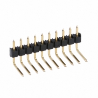 929550-01-10-I CONN HEADER .100 SNGL R/A 10POS
