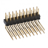 929667-02-10-I CONN HEADER .100 DUAL R/A 20POS