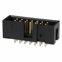 1761603-5 CONN HEADER LOPRO STR 14POS 30AU