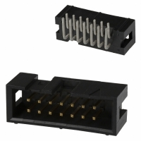 1761604-5 CONN HEADER LOPRO R/A 14POS 15AU