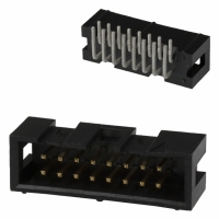 1761604-6 CONN HEADER LOPRO R/A 16POS 15AU