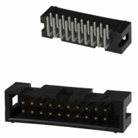 1761604-7 CONN HEADER LOPRO R/A 20POS 15AU