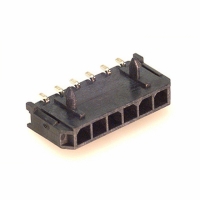 43650-0607 CONN HEADER 6POS R/A W/PEG SMD