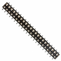 153244-2020-RB CONN 2MM SKT 44POS THRU-BRD SMD