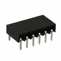 960106-7102-AR CONN SOCKET SGL R/A 6POS GOLD