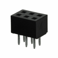 950406-6102-AR CONN SOCKET 6POS 2MM VERT T/H