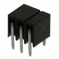 950406-7203-AR CONN SOCKET 6POS 2MM R/A T/H