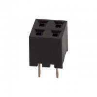 A3C-4DA-2DSC(71) CONN RECEPT 4POS 2MM GOLD DIP