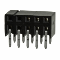 950410-7203-AR CONN SOCKET 10POS 2MM R/A T/H