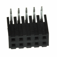 950410-5002-AR CONN SOCKET 10POS RT/A 2MM T/H