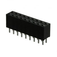 960218-6202-AR CONN SOCKET DUAL VERT 18POS GOLD