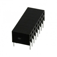 960216-7102-AR CONN SOCKET DUAL R/A 16POS GOLD