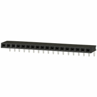 PPTC181LGBN CONN FEMALE 18POS .100