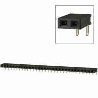 PPPC311LGBN CONN FEMALE 31POS .100