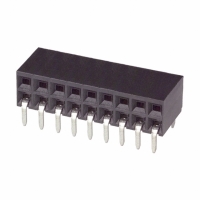 1-5535512-6 CONN RECEPT 18POS .100 RT/A DUAL