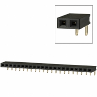 PPPC221LGBN-RC CONN FEMALE 22POS .100