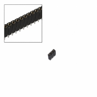 801-93-003-10-001000 SIP SOCKET 3 POS STRAIGHT PCB