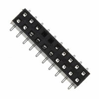 SMM-110-02-S-D CONN RCPT 2MM 20POS DL GOLD SMD