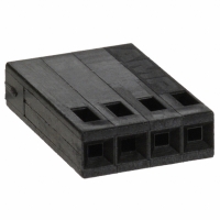 87499-8 CONN HOUSING 4POS .100 SINGLE