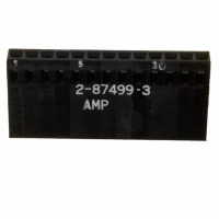 2-87499-3 CONN HOUSING 13POS .100 SINGLE