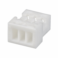 SHR-03V-S(P) CONN HOUSING SH 3POS 1MM WHITE